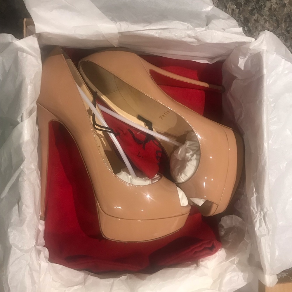Christian Louboutin Lady Peeps size 38.5